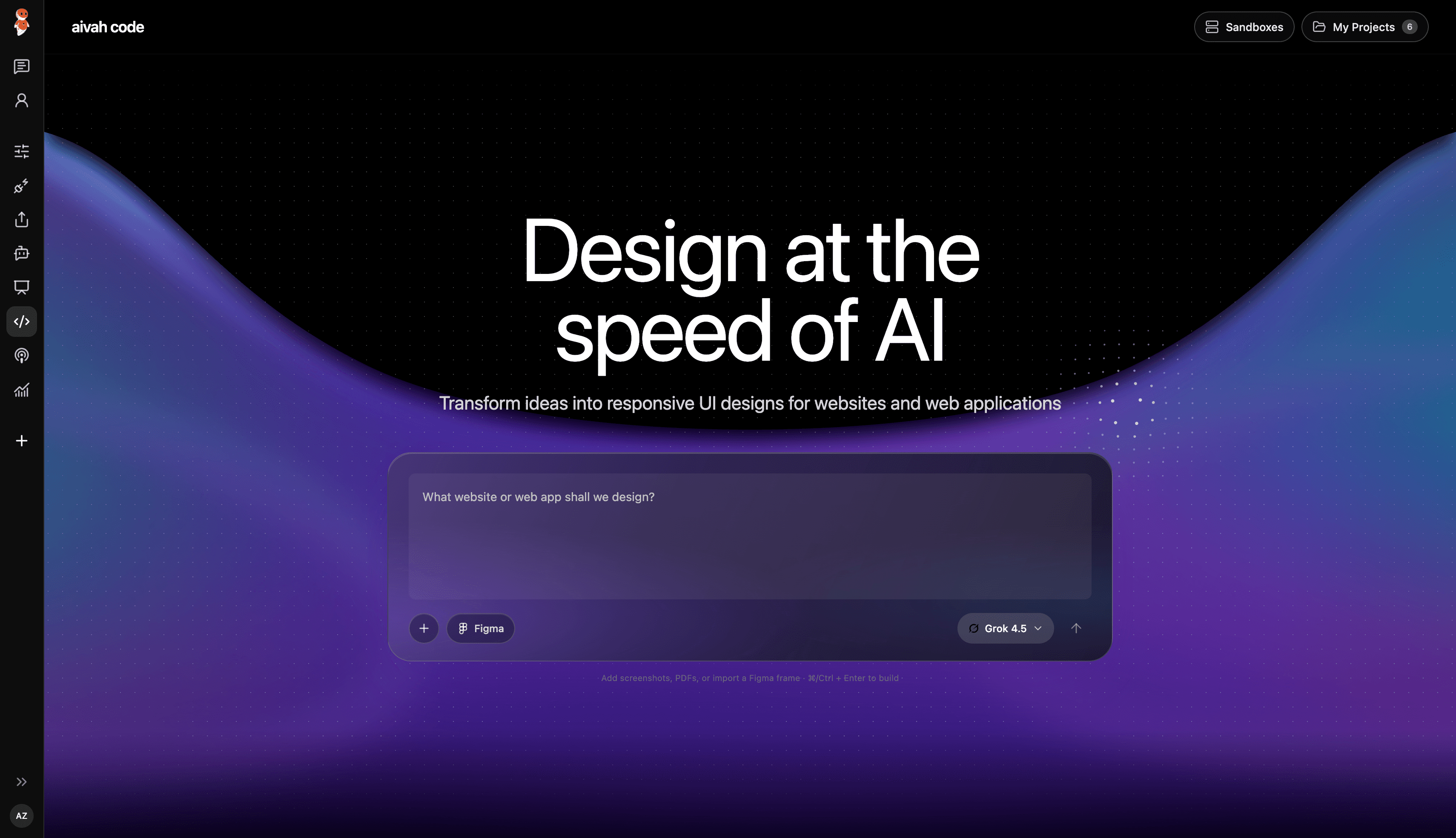 Aivah Coding product workspace