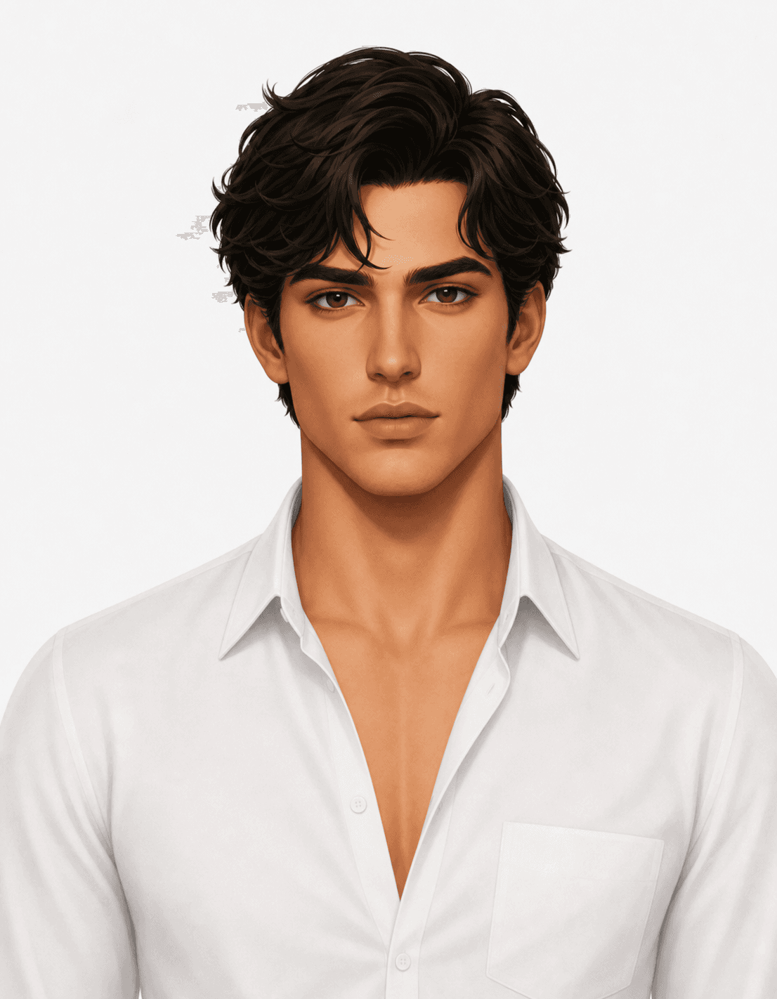Leo character portrait