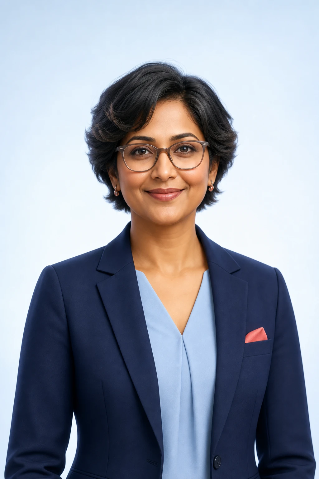 Priya, an illustrative operations AI employee character